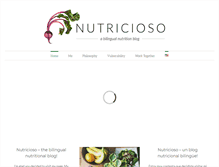 Tablet Screenshot of nutricioso.com